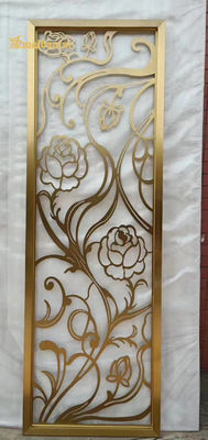 İyi fiyat Altın Ayna Paslanmaz Çelik Oda Bölücü 0.3-3.0mm Kalınlığı çevrimiçi