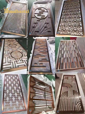 İyi fiyat SS201 304 Özel Paslanmaz Çelik Oda Bölücü Dekorasyon Duvarı çevrimiçi