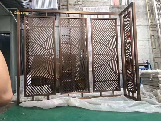 İyi fiyat Alüminyum PVD Kaplama Bronz Anti parmak izi Özel Boyutlu CNC Kesme Bölme çevrimiçi