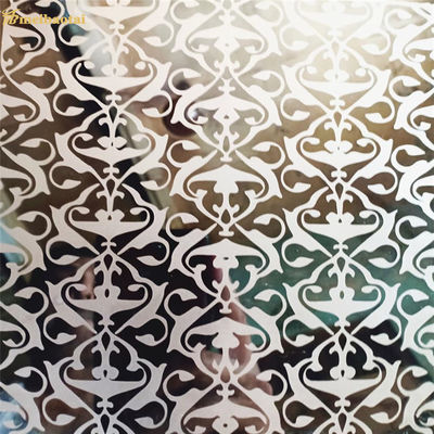 İyi fiyat Ayna Kazınmış Paslanmaz Çelik Sac 0.55mm Kalınlık Dekoratif SS Plakası çevrimiçi