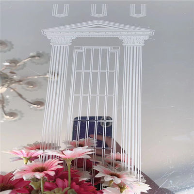OEM 1.0mm Kalınlığı Slit Edge Custom Etching Paternleri ile Çıkartılmış Paslanmaz Çelik Taş
