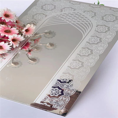 8ft Uzunluk 304 Kalite Çizilmiş Paslanmaz Çelik Yaprak Asansör Dekorasyonu için 1.0mm Kalınlık