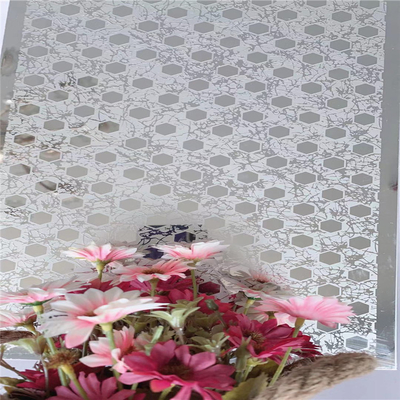 Süper Ayna Gümüş İşlemeli 304 Paslanmaz Sac 0.95MM Thk