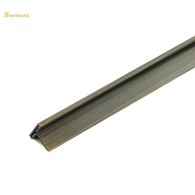 Antik Bakır Renkli Paslanmaz Çelik Karo Döşeme T10X2438mm ASTM Standardı
