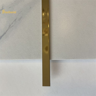 İyi bir fiyat. Altın T Profil Duvar Köşesi Paslanmaz Çelik Karo Döşeme 6mm çevrimiçi