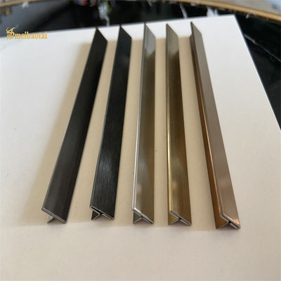 İyi bir fiyat. 304 T Yuvalı Paslanmaz Çelik Karo Döşeme Aynası Yüzey Genişliği T6-T50 çevrimiçi